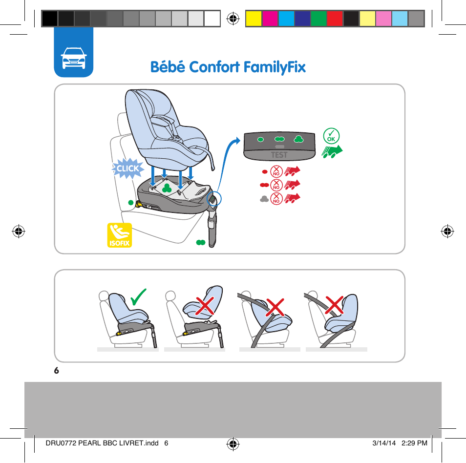 Bébé confort familyfix, Test | Bebe Confort Pearl User Manual | Page 7 / 34
