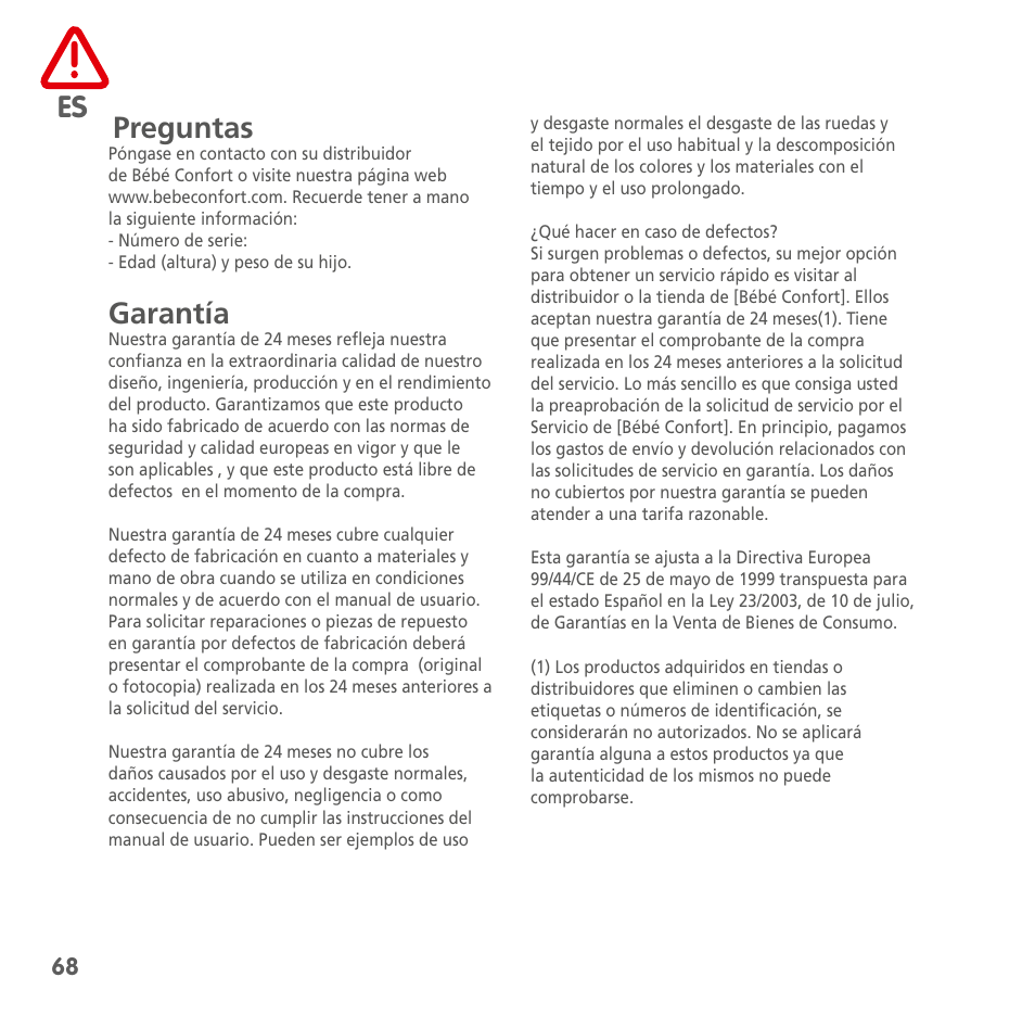 Bebe Confort Windoo Plus User Manual | Page 66 / 102