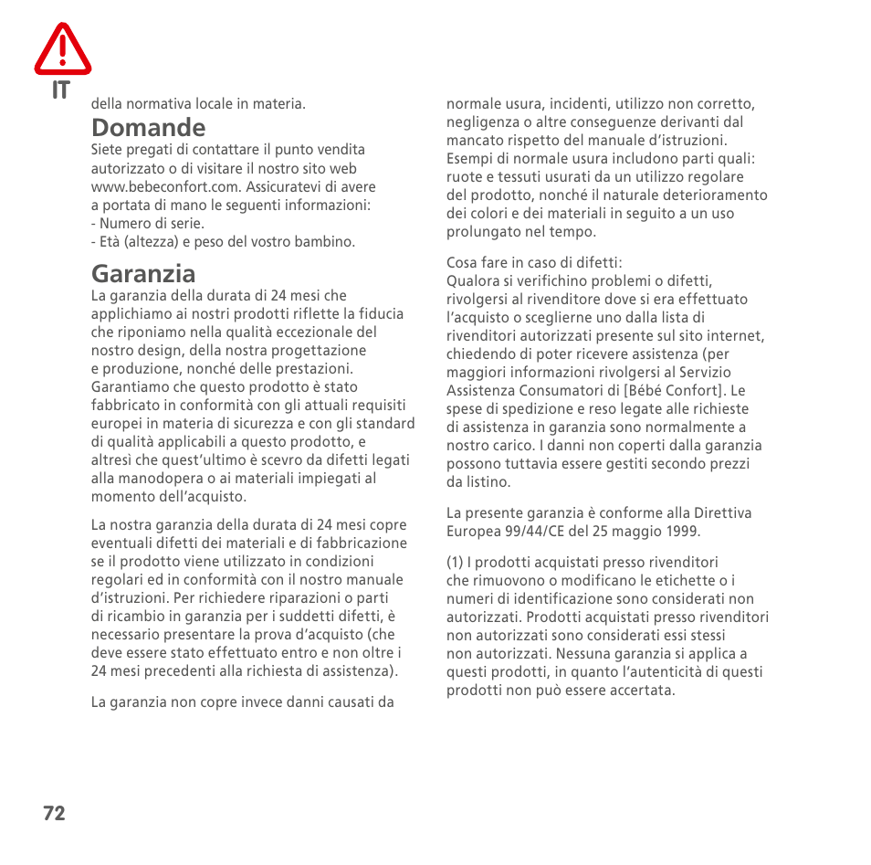 Bebe Confort Windoo Plus User Manual | Page 70 / 102