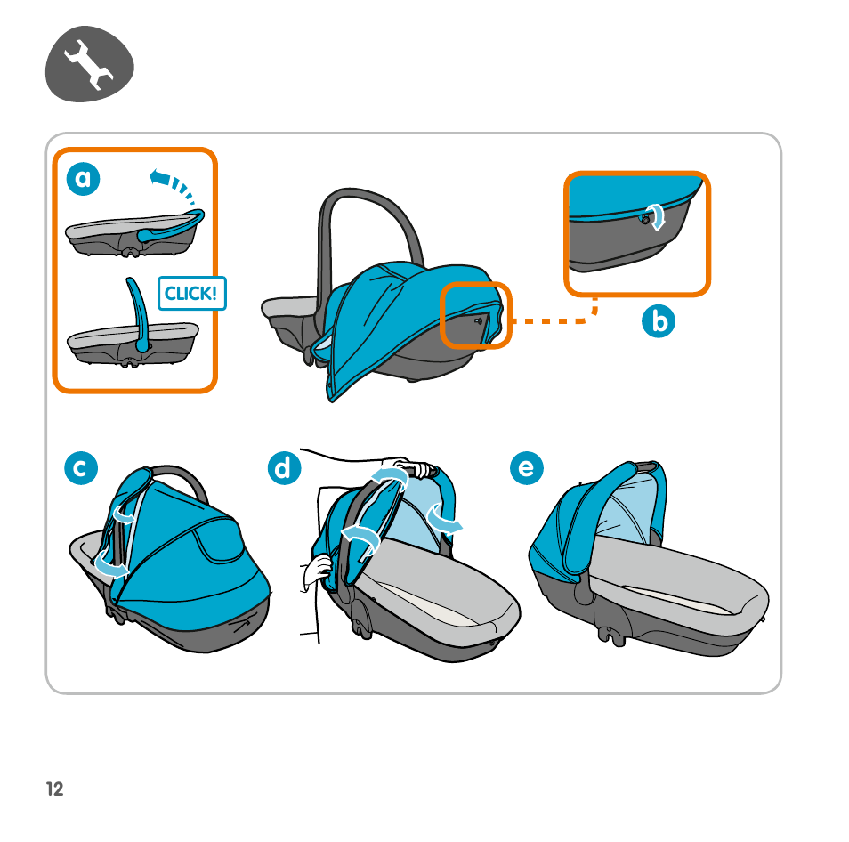 Bebe Confort Compact safety carrycot User Manual | Page 10 / 102