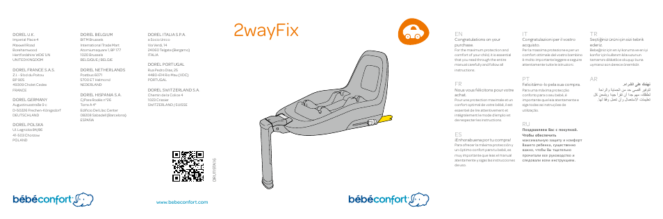 Bebe Confort 2wayFix User Manual | 27 pages