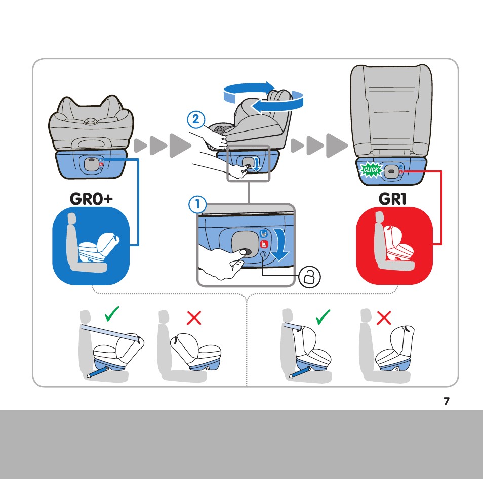Bebe Confort Opal User Manual | Page 7 / 54