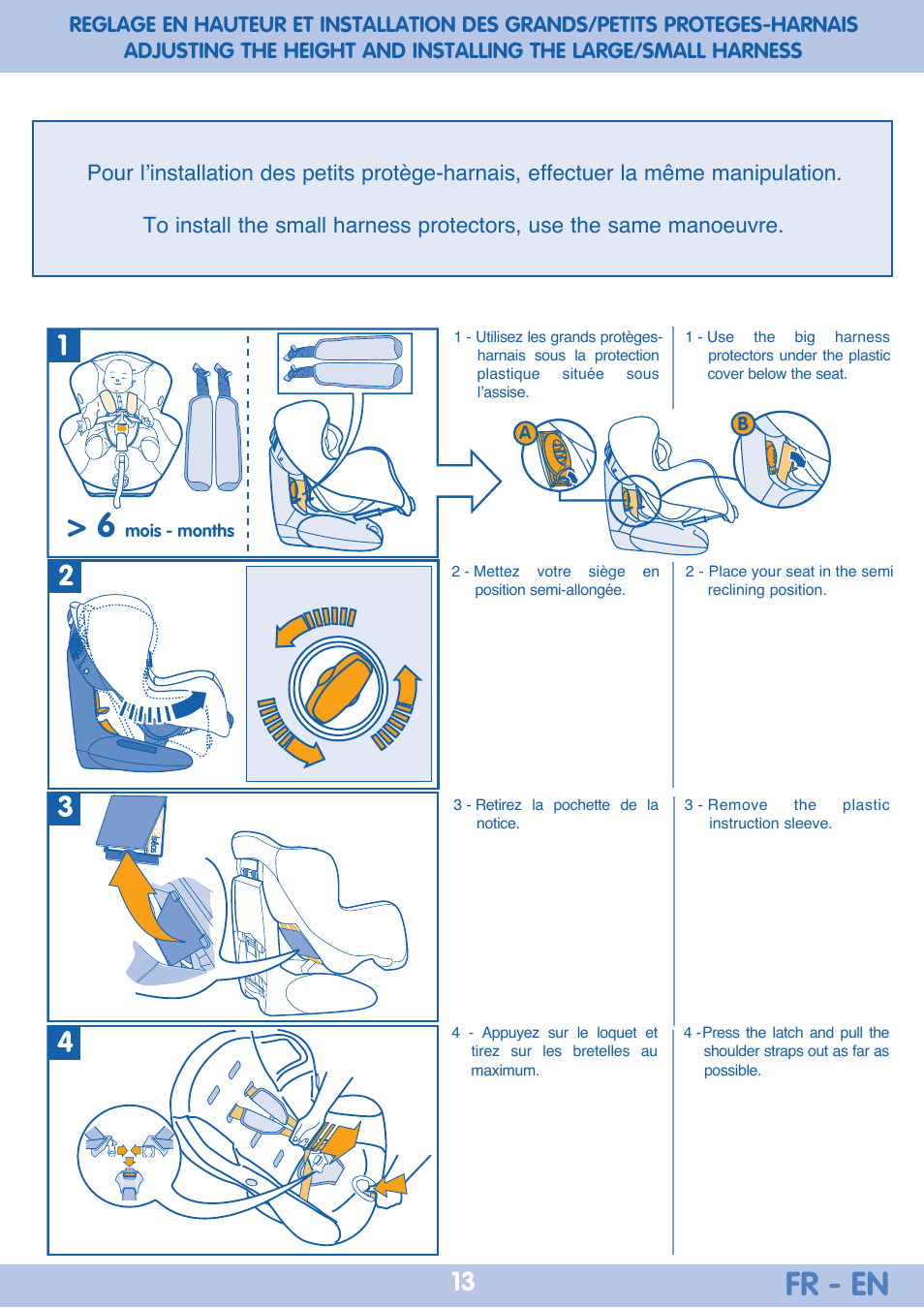 Fr - en | Bebe Confort Iseos Neo+ User Manual | Page 13 / 80