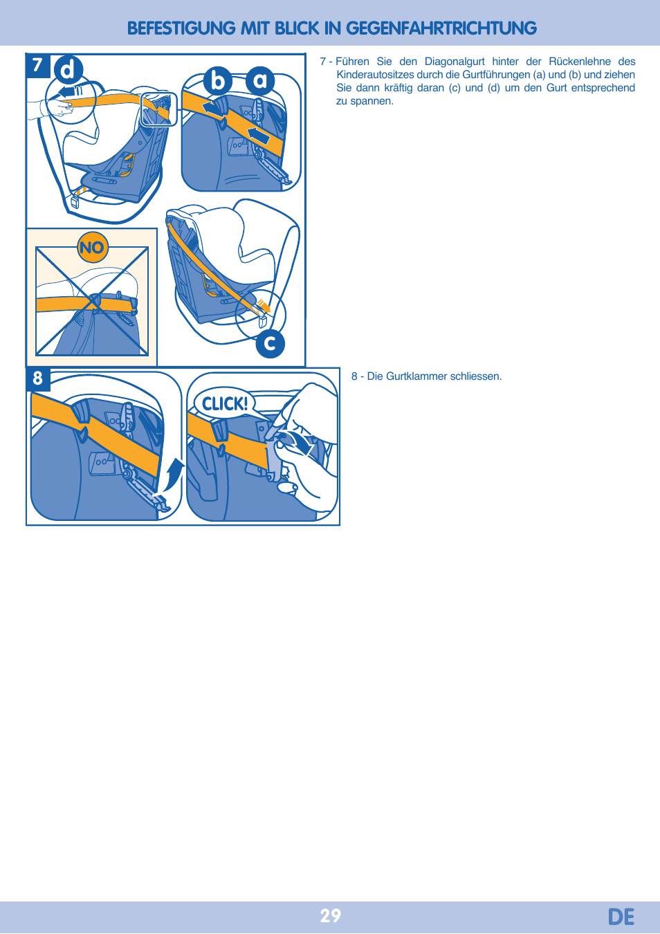 Ab c d | Bebe Confort Iseos Neo+ User Manual | Page 29 / 80