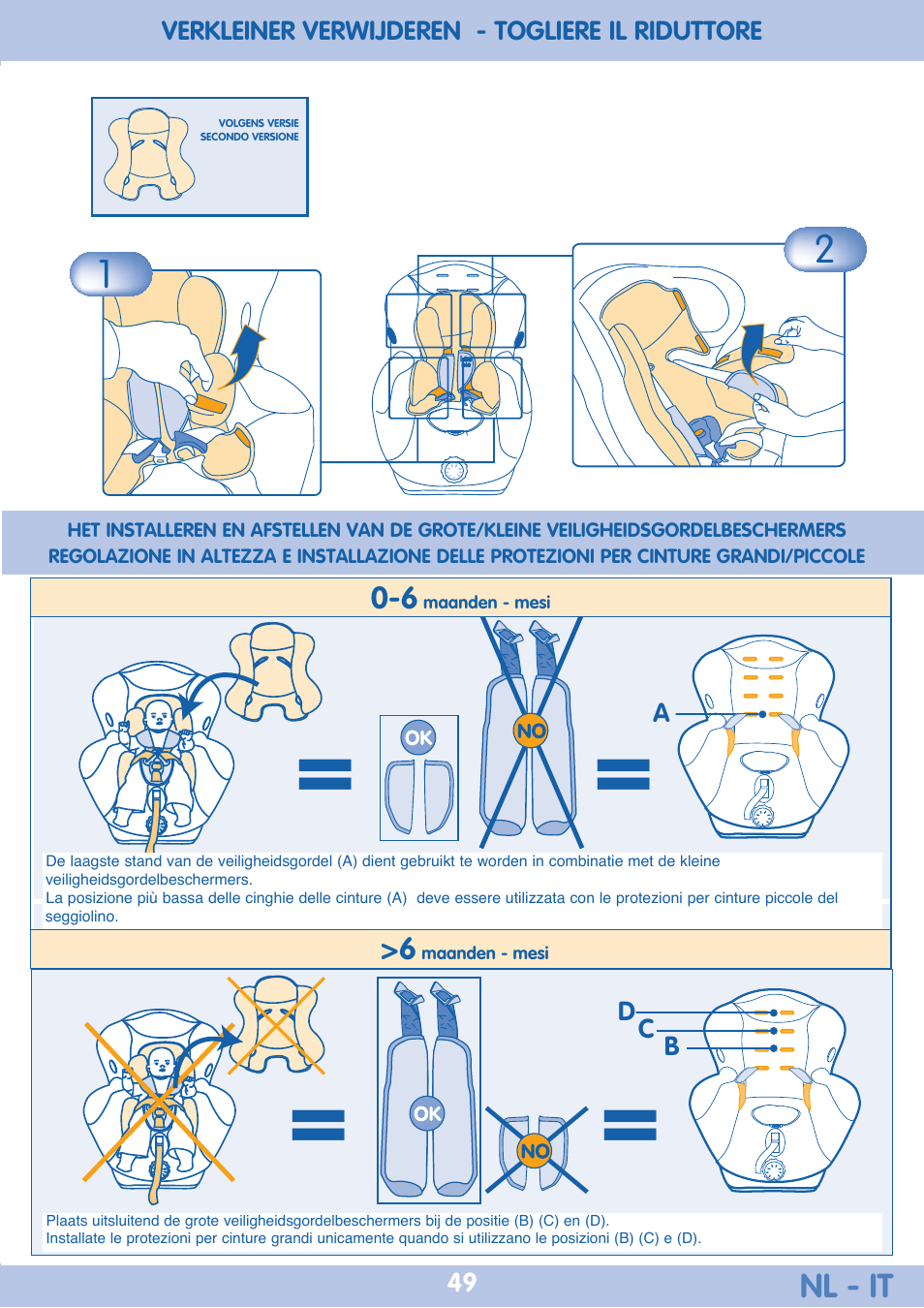 Bebe Confort Iseos Neo+ User Manual | Page 49 / 80