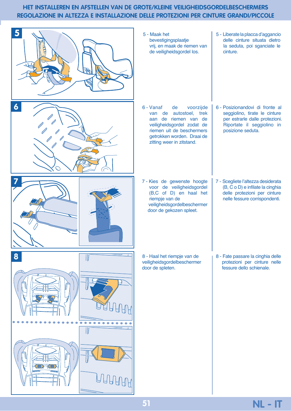 Nl - it | Bebe Confort Iseos Neo+ User Manual | Page 51 / 80