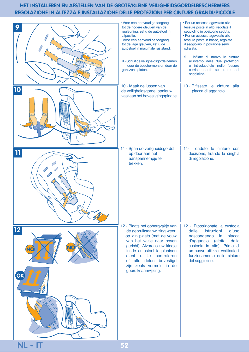 Nl - it | Bebe Confort Iseos Neo+ User Manual | Page 52 / 80