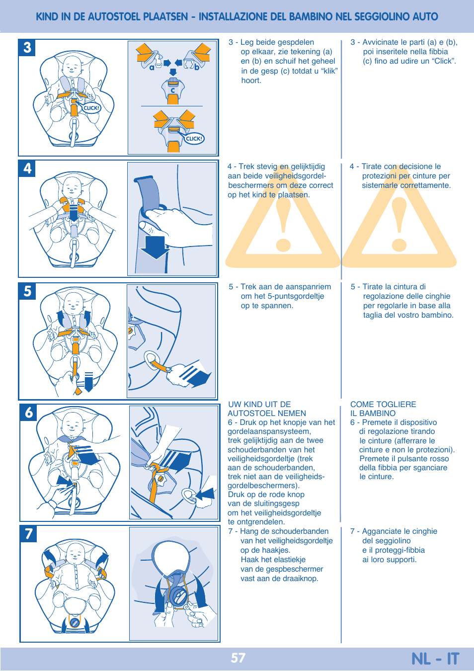 Nl - it | Bebe Confort Iseos Neo+ User Manual | Page 57 / 80