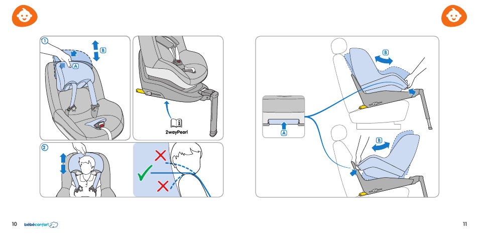 Bebe Confort 2wayPearl User Manual | Page 6 / 35