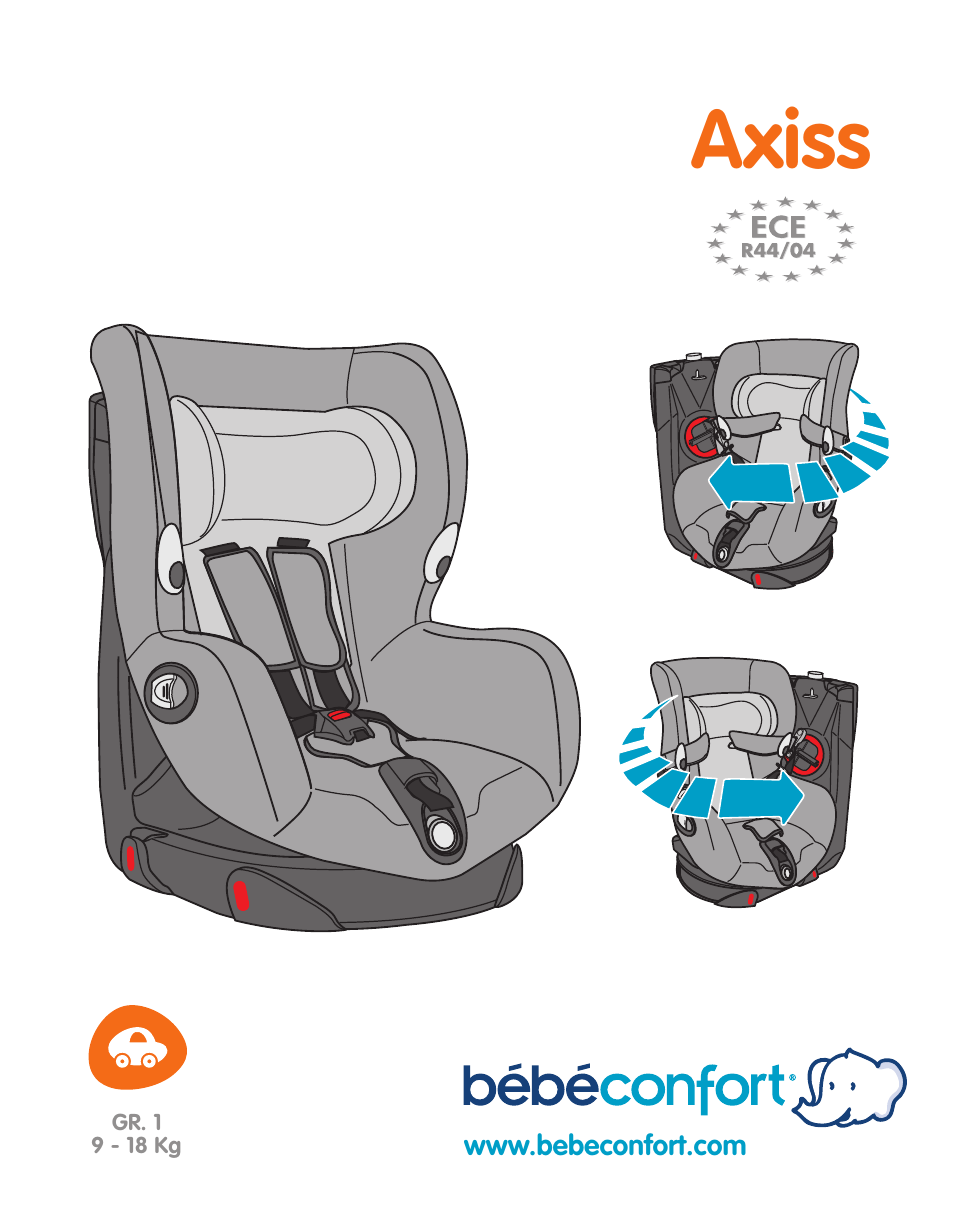 Bebe Confort Axiss User Manual | 36 pages