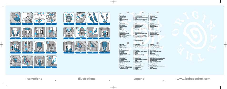 Illustrations | Bebe Confort Priori XP User Manual | Page 2 / 42