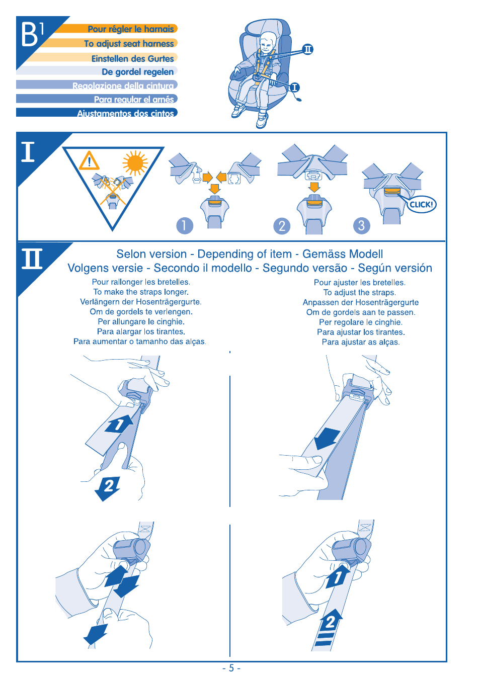 Bebe Confort Trianos User Manual | Page 5 / 24