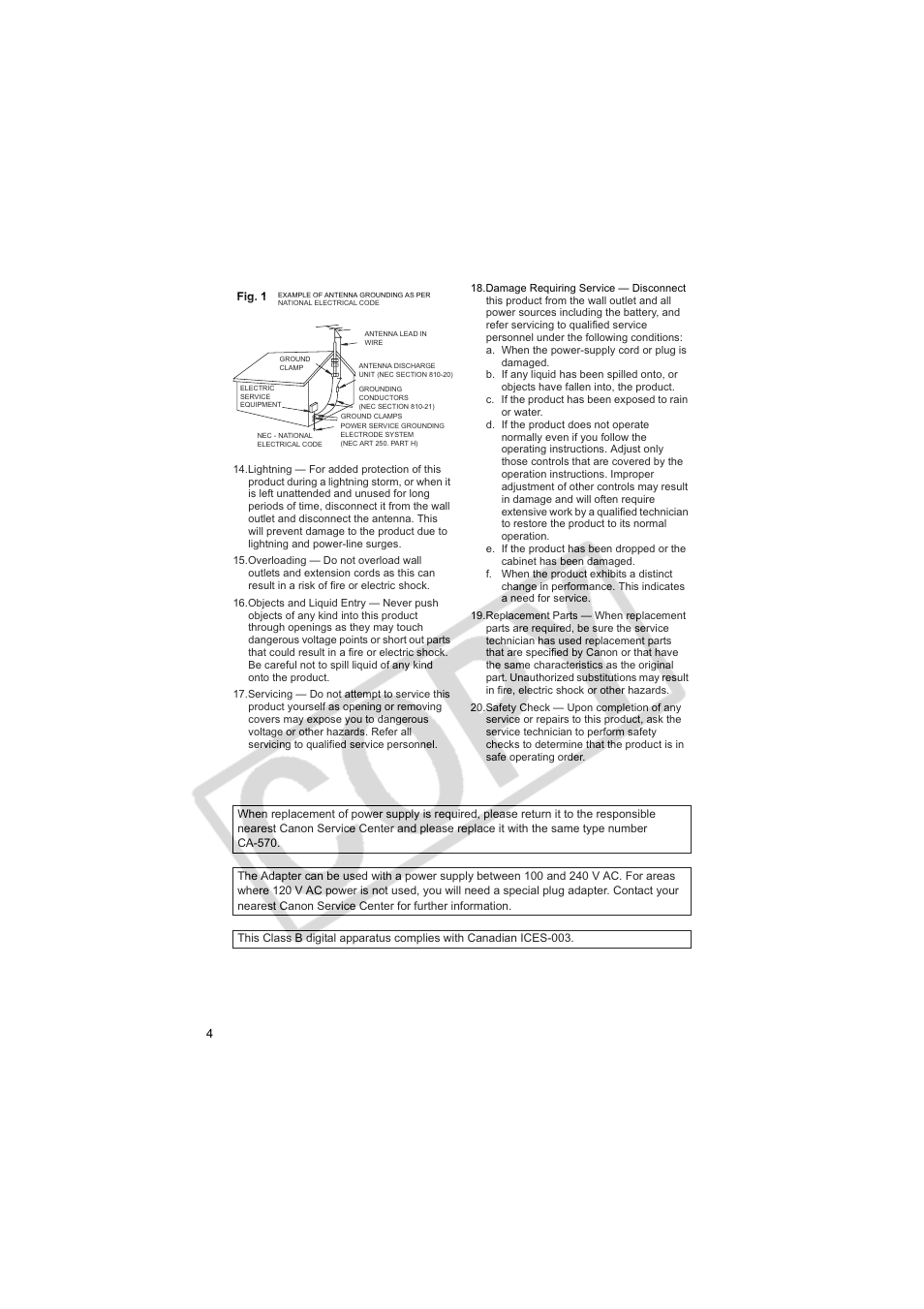 Canon Elura 100 User Manual | Page 4 / 132