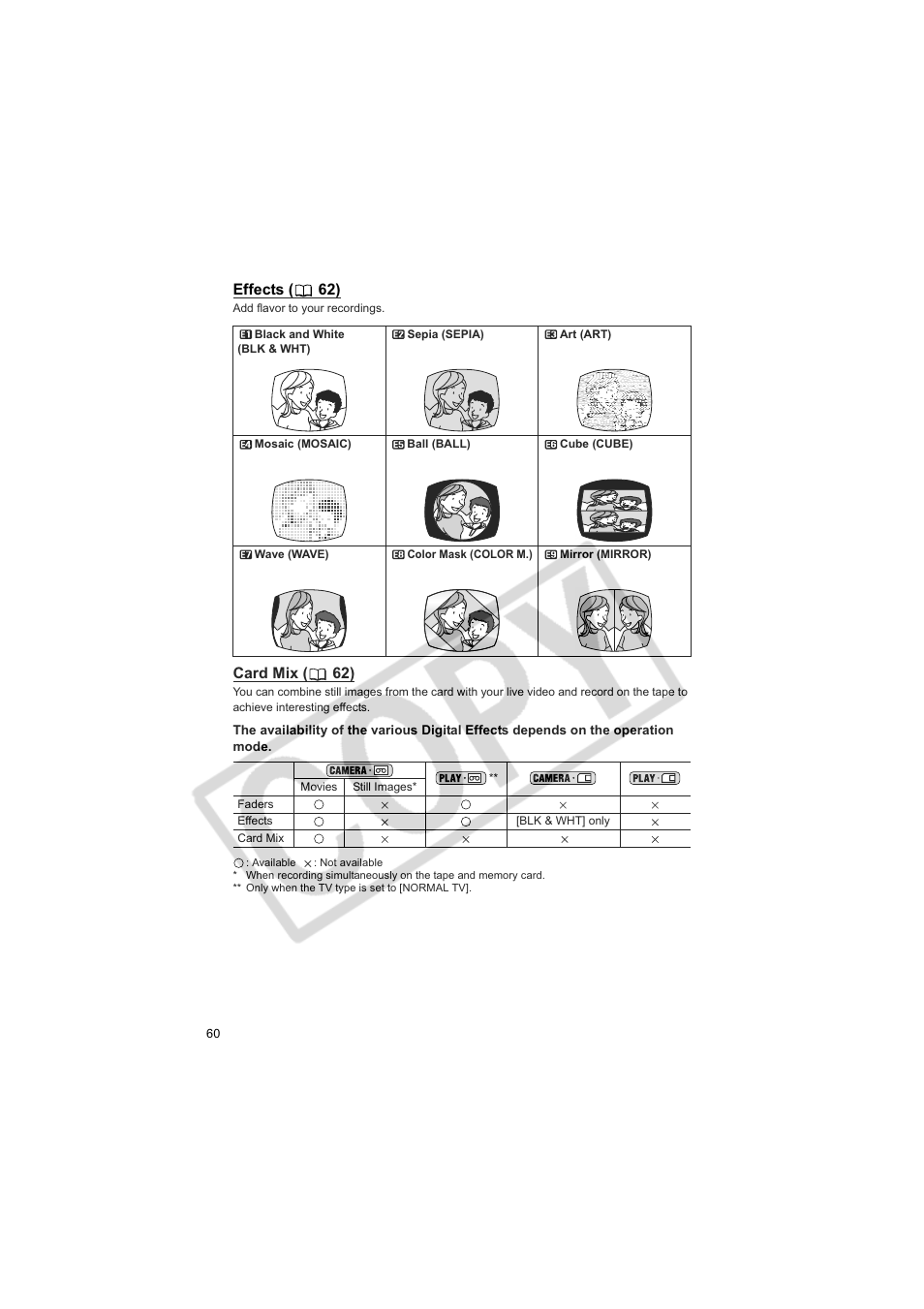 Canon Elura 100 User Manual | Page 60 / 132