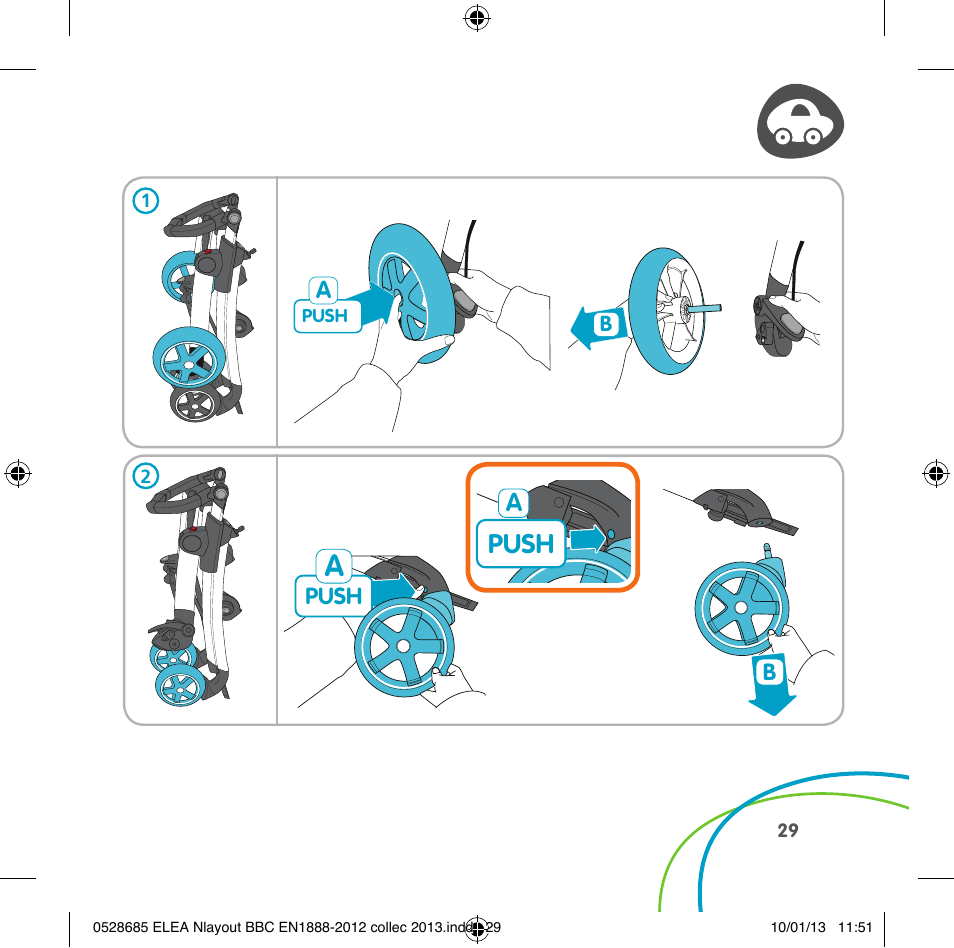 Push | Bebe Confort Elea v.2 User Manual | Page 29 / 92