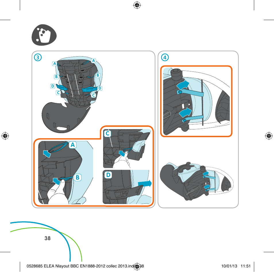 Bebe Confort Elea v.2 User Manual | Page 38 / 92