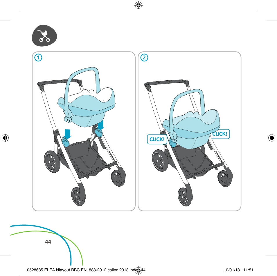 Bebe Confort Elea v.2 User Manual | Page 44 / 92