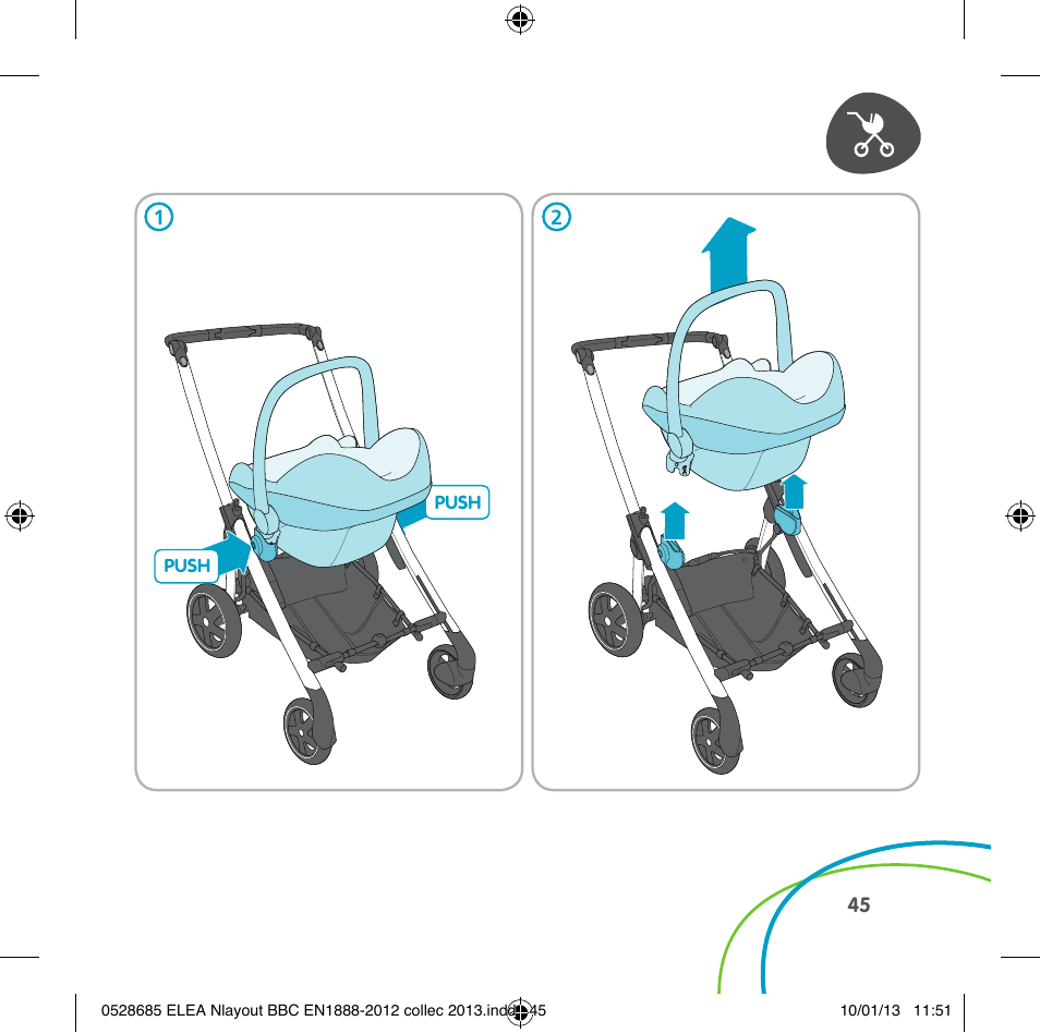Bebe Confort Elea v.2 User Manual | Page 45 / 92