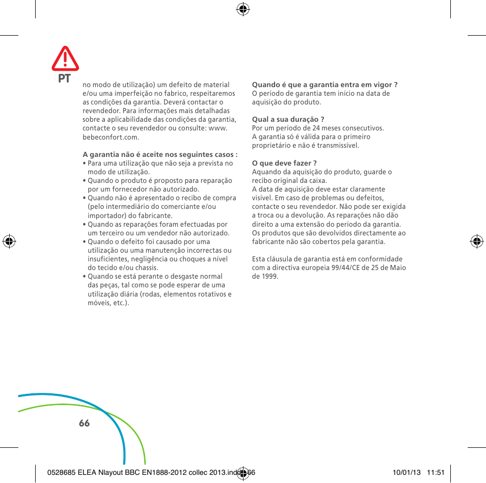 Bebe Confort Elea v.2 User Manual | Page 66 / 92