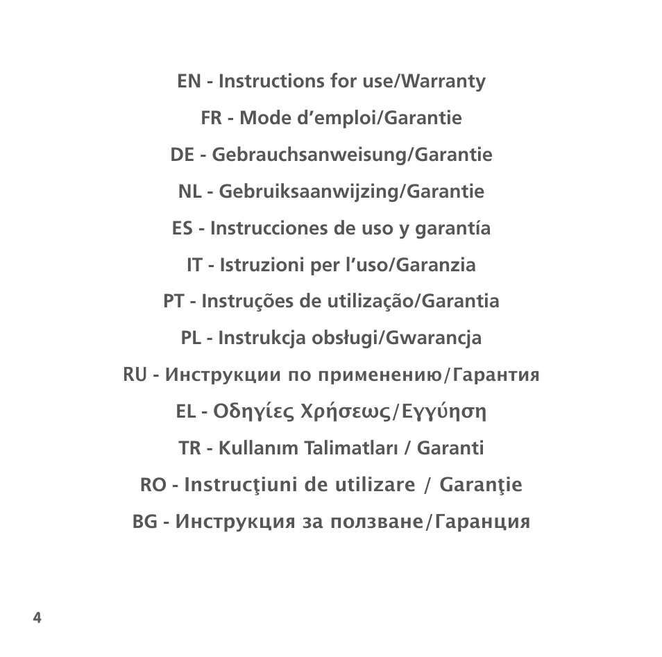 Index | Bebe Confort Streety 3 User Manual | Page 4 / 88