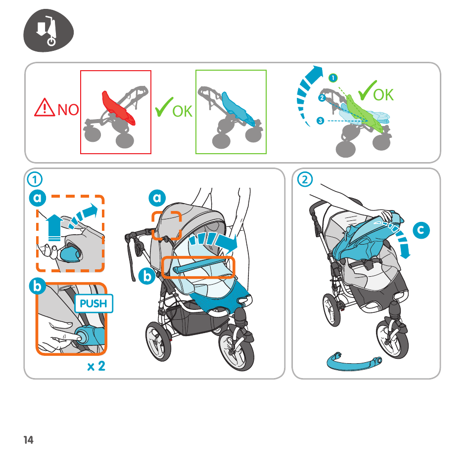 No ok | Bebe Confort High Trek User Manual | Page 14 / 84