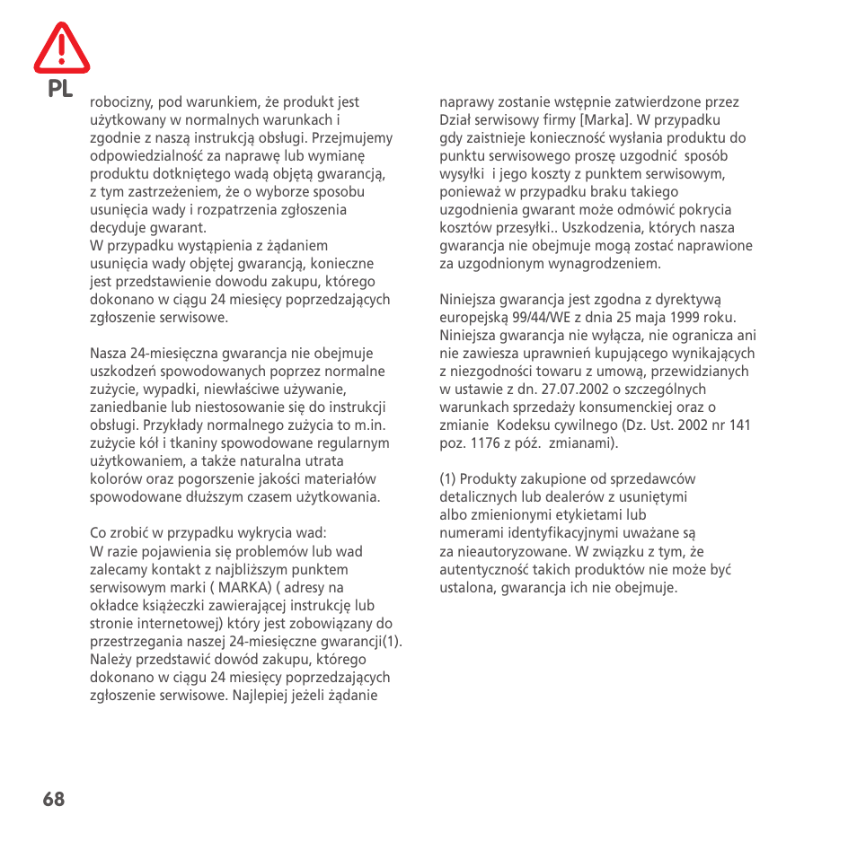 Bebe Confort High Trek User Manual | Page 68 / 84
