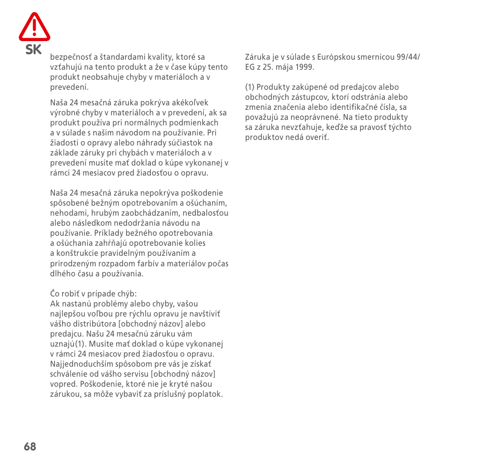 Bebe Confort Noa User Manual | Page 68 / 72