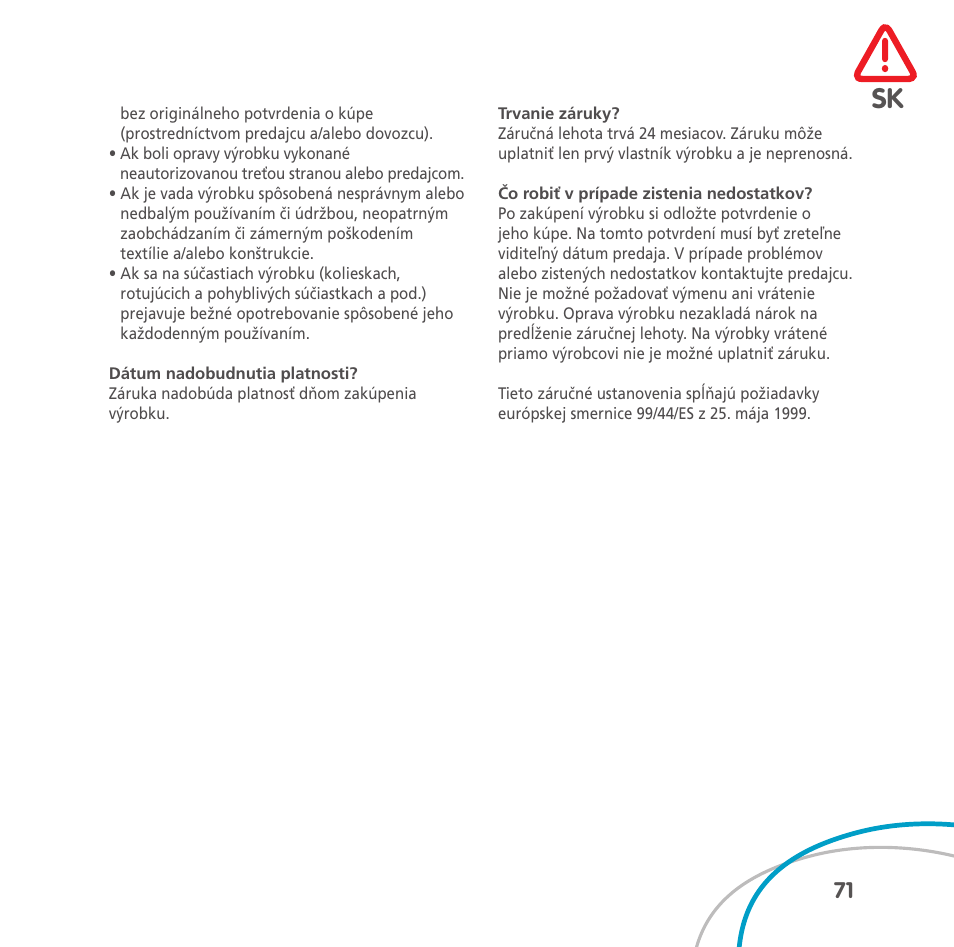 Bebe Confort Easia User Manual | Page 71 / 76