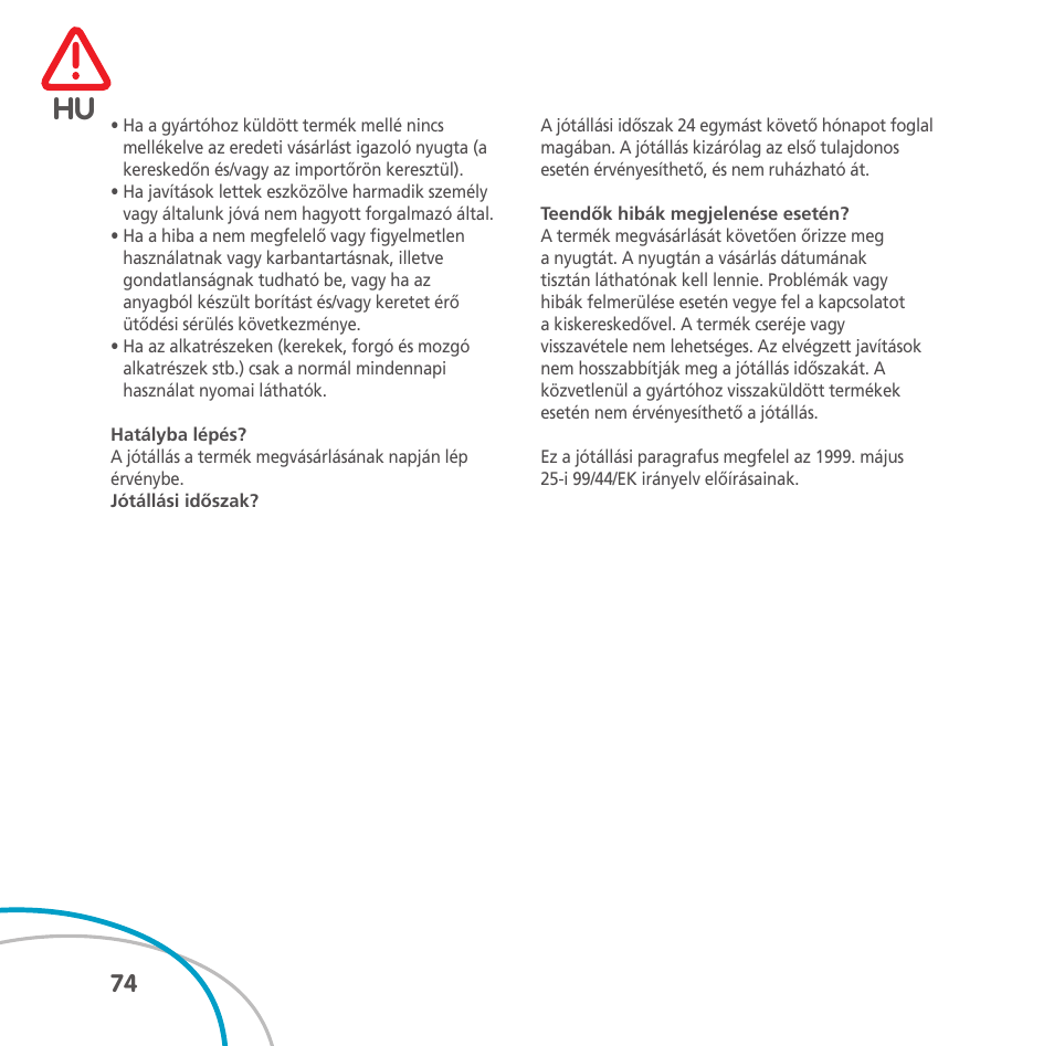 Bebe Confort Easia User Manual | Page 74 / 76