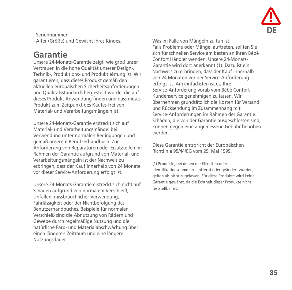 Bebe Confort Kaleo User Manual | Page 35 / 56