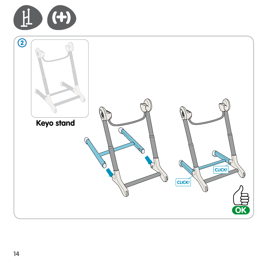 Bebe Confort Keyo seat User Manual | Page 14 / 56