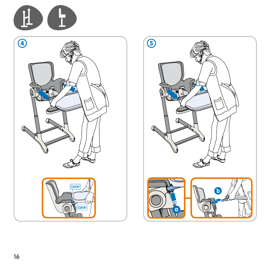 Bebe Confort Keyo seat User Manual | Page 16 / 56