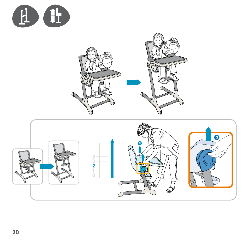 Bebe Confort Keyo seat User Manual | Page 20 / 56