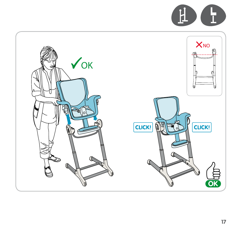 Bebe Confort Keyo stand User Manual | Page 17 / 64