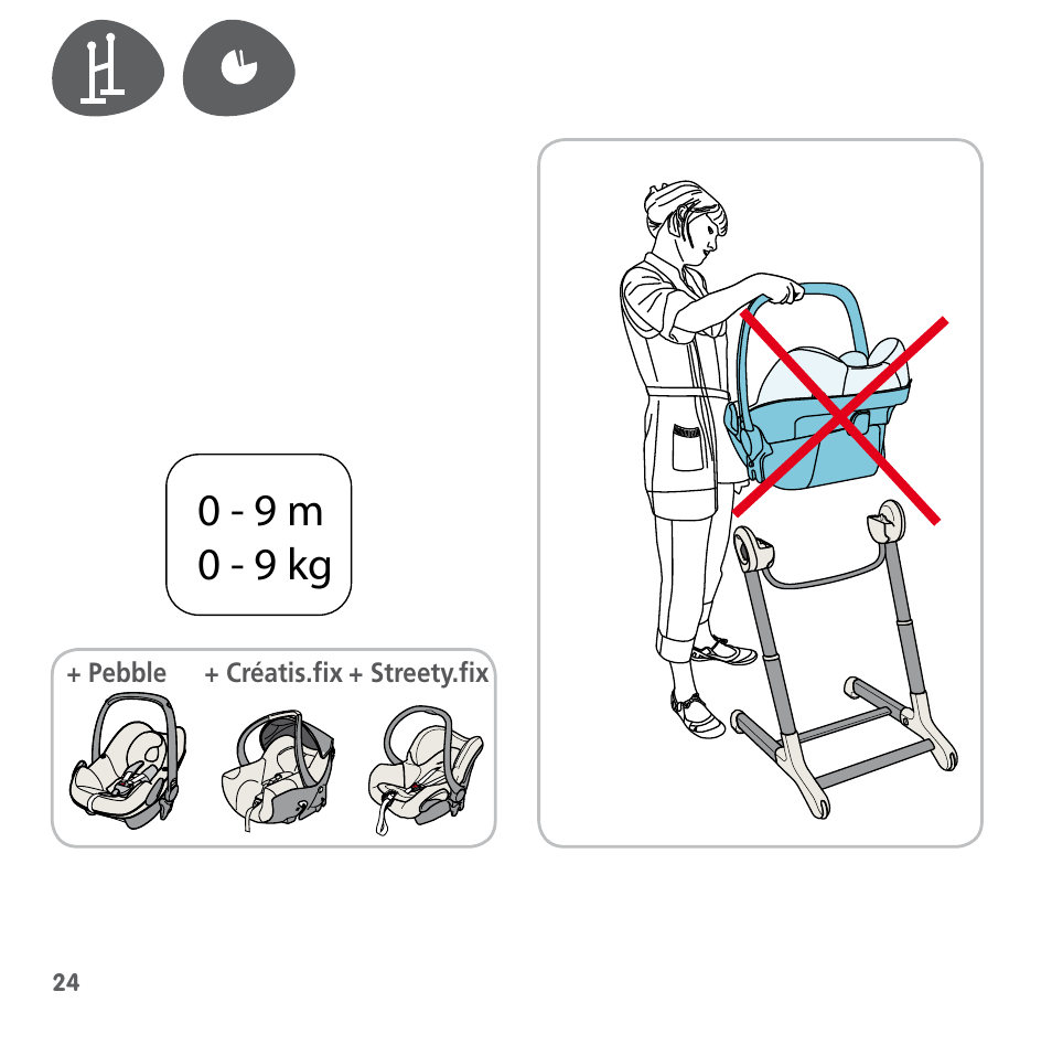 Bebe Confort Keyo stand User Manual | Page 24 / 64