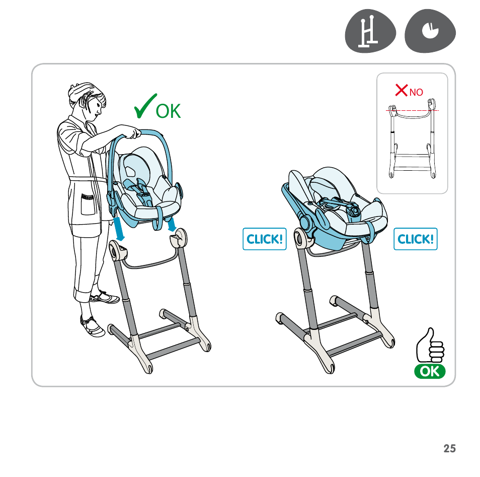 Bebe Confort Keyo stand User Manual | Page 25 / 64