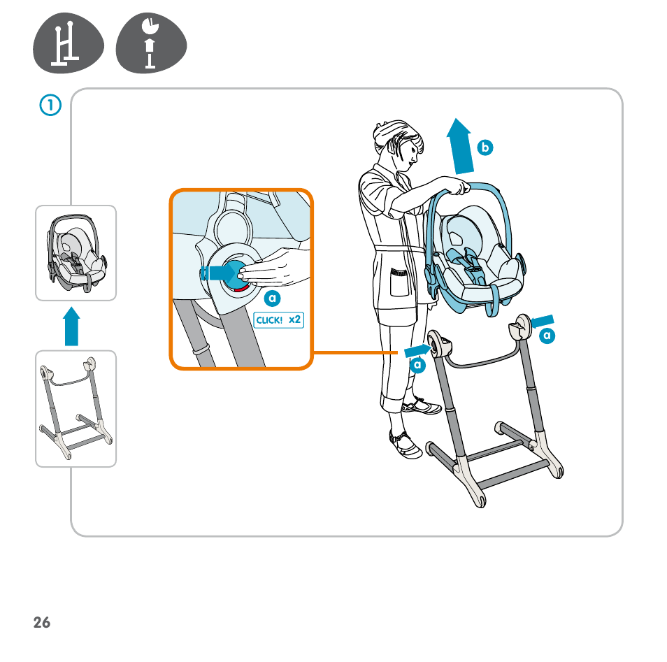 Bebe Confort Keyo stand User Manual | Page 26 / 64