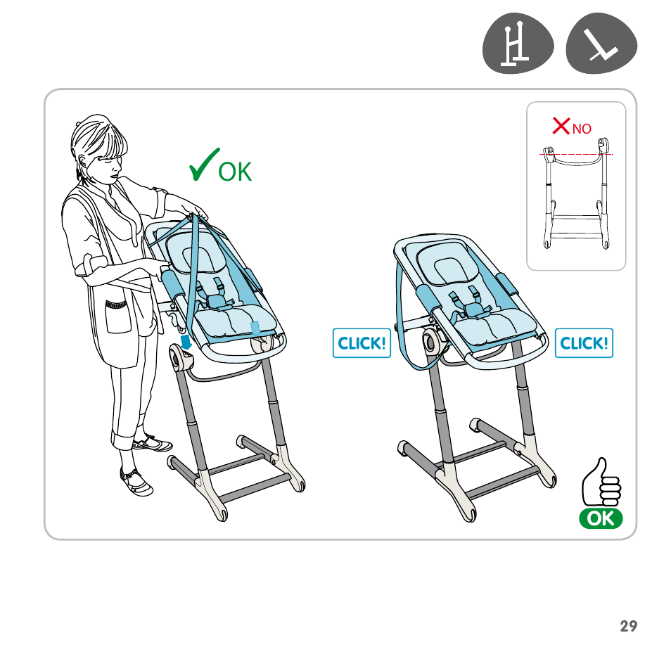 Bebe Confort Keyo stand User Manual | Page 29 / 64