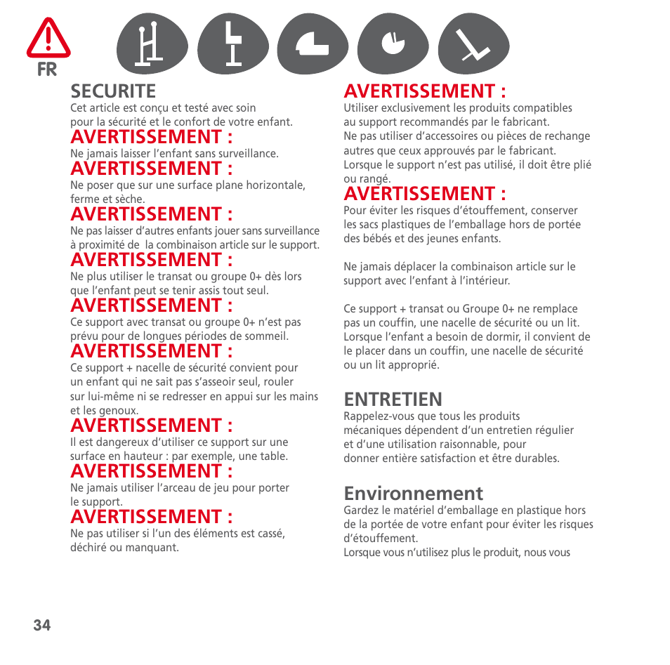 Bebe Confort Keyo stand User Manual | Page 34 / 64