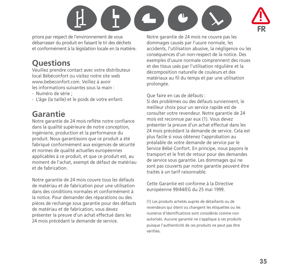 Bebe Confort Keyo stand User Manual | Page 35 / 64