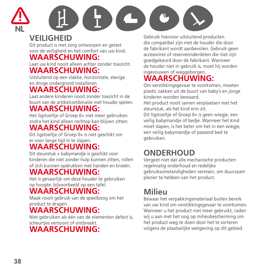 Bebe Confort Keyo stand User Manual | Page 38 / 64