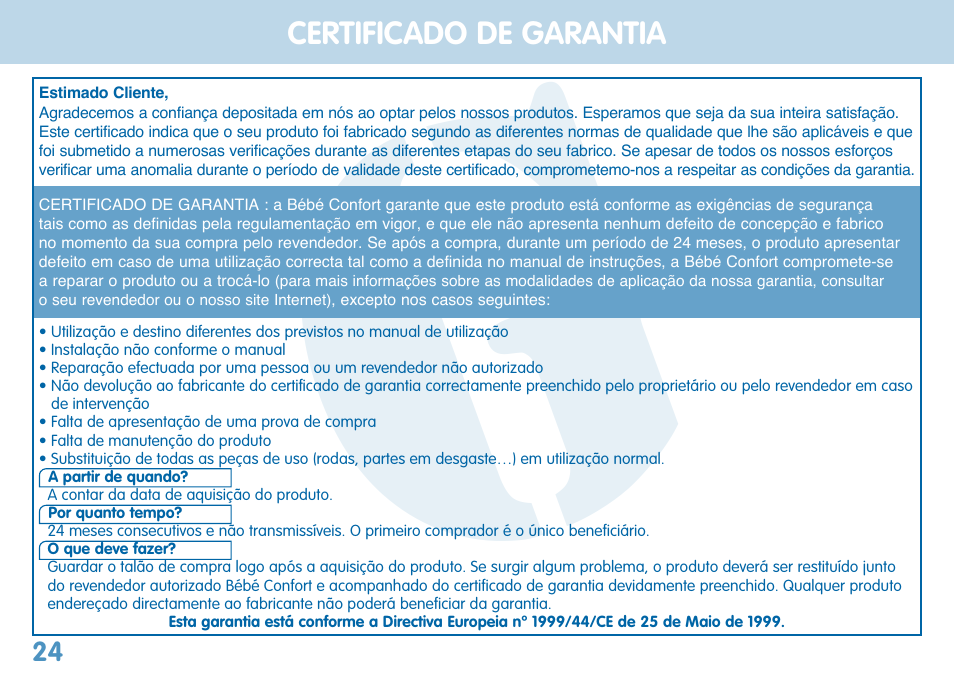 Bebe Confort Reflex User Manual | Page 24 / 28