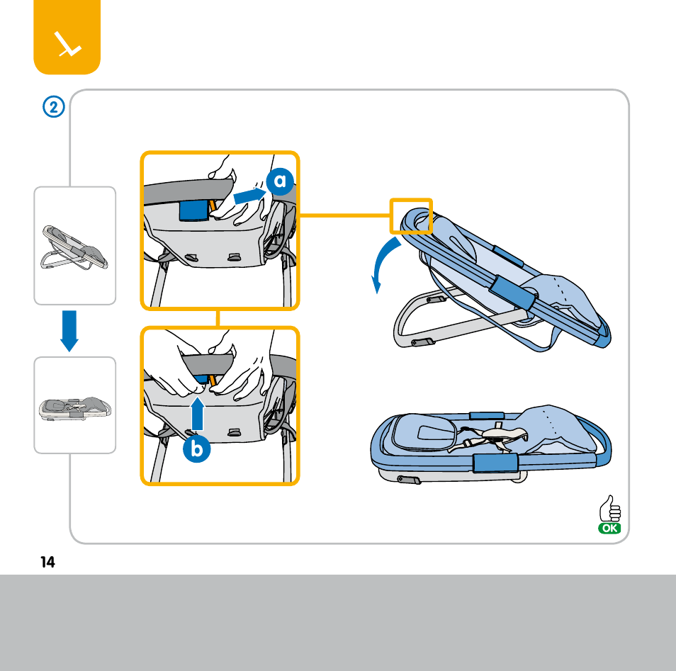 Bebe Confort Keyo bouncer User Manual | Page 14 / 72