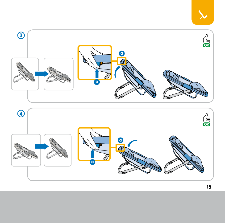 Bebe Confort Keyo bouncer User Manual | Page 15 / 72