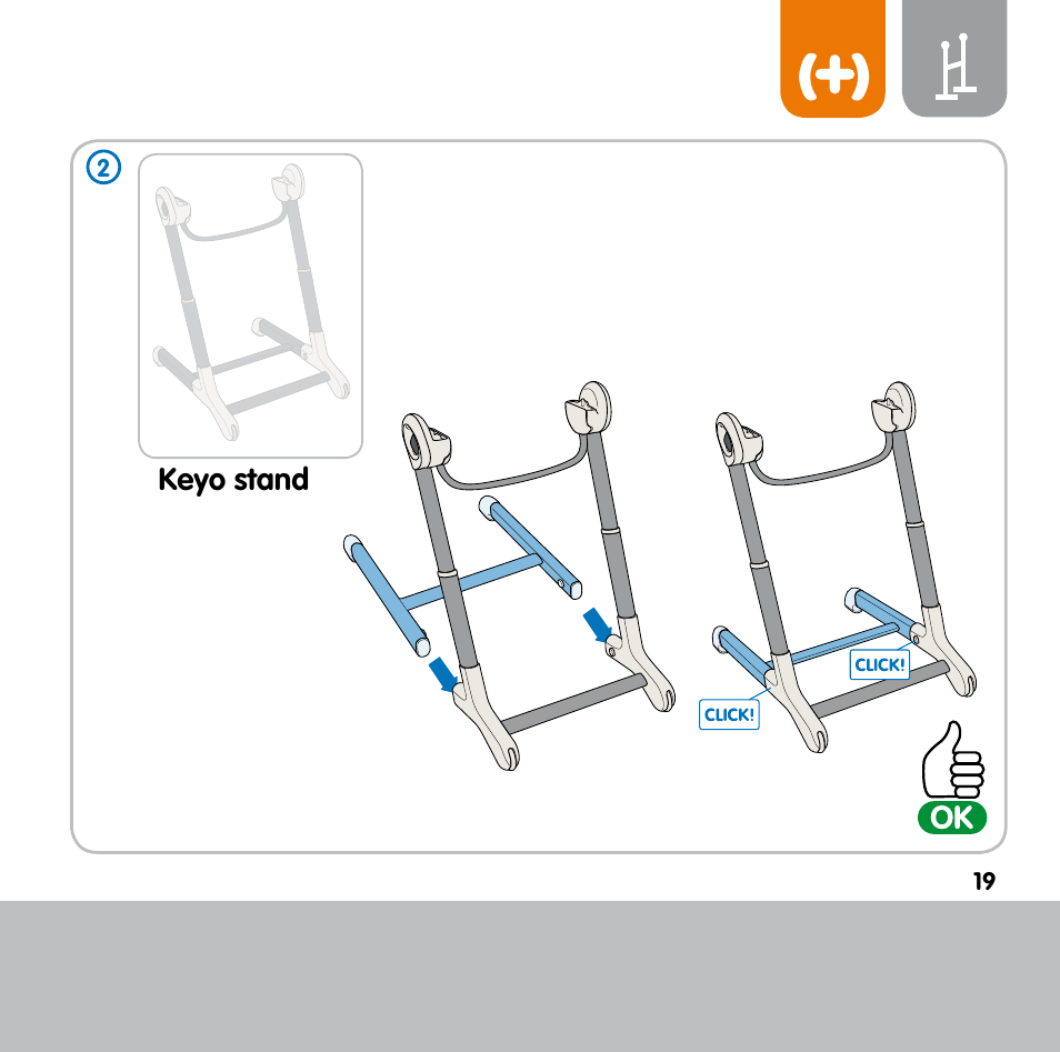 Bebe Confort Keyo bouncer User Manual | Page 19 / 72