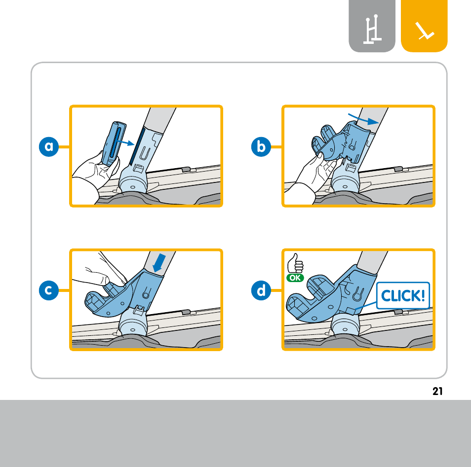 Bebe Confort Keyo bouncer User Manual | Page 21 / 72