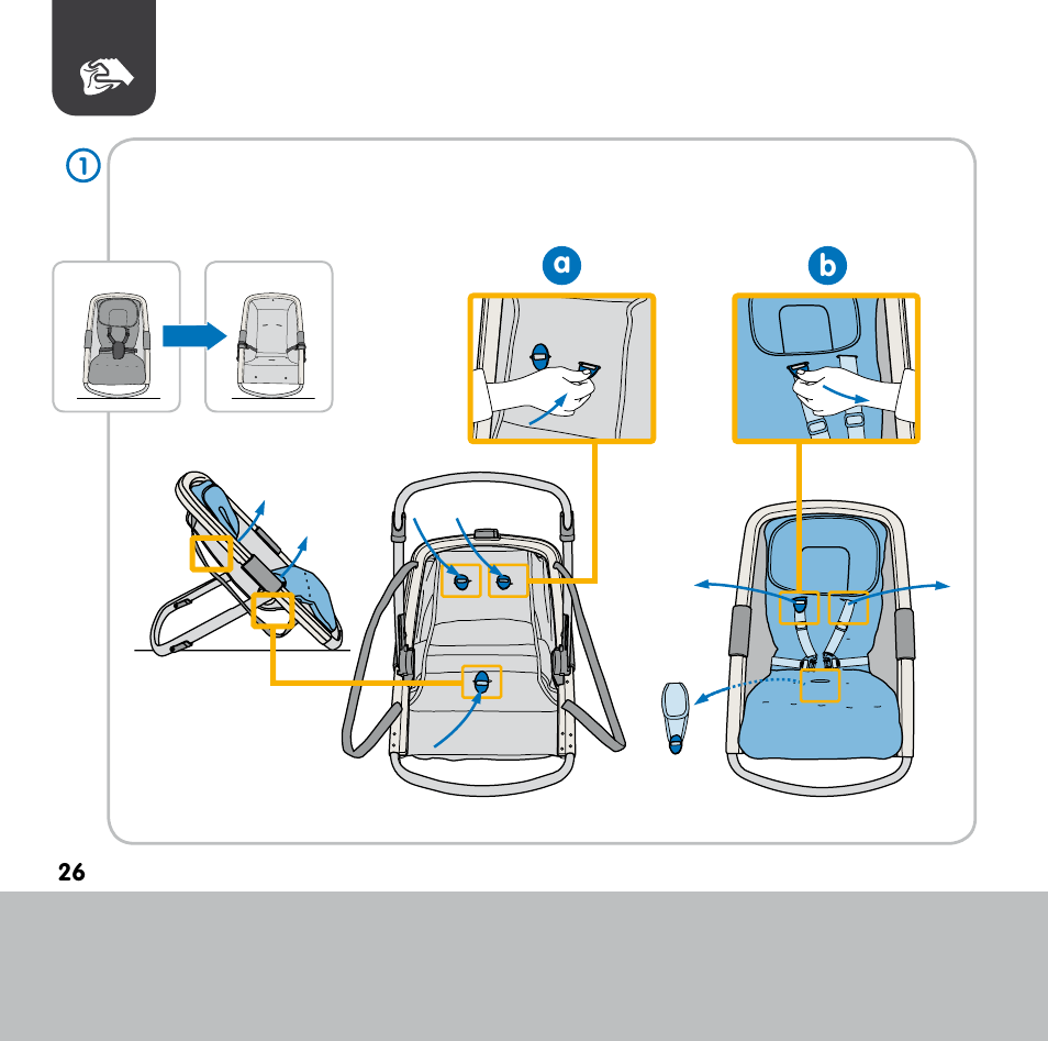 Bebe Confort Keyo bouncer User Manual | Page 26 / 72