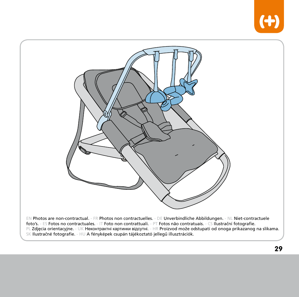 Bebe Confort Keyo bouncer User Manual | Page 29 / 72