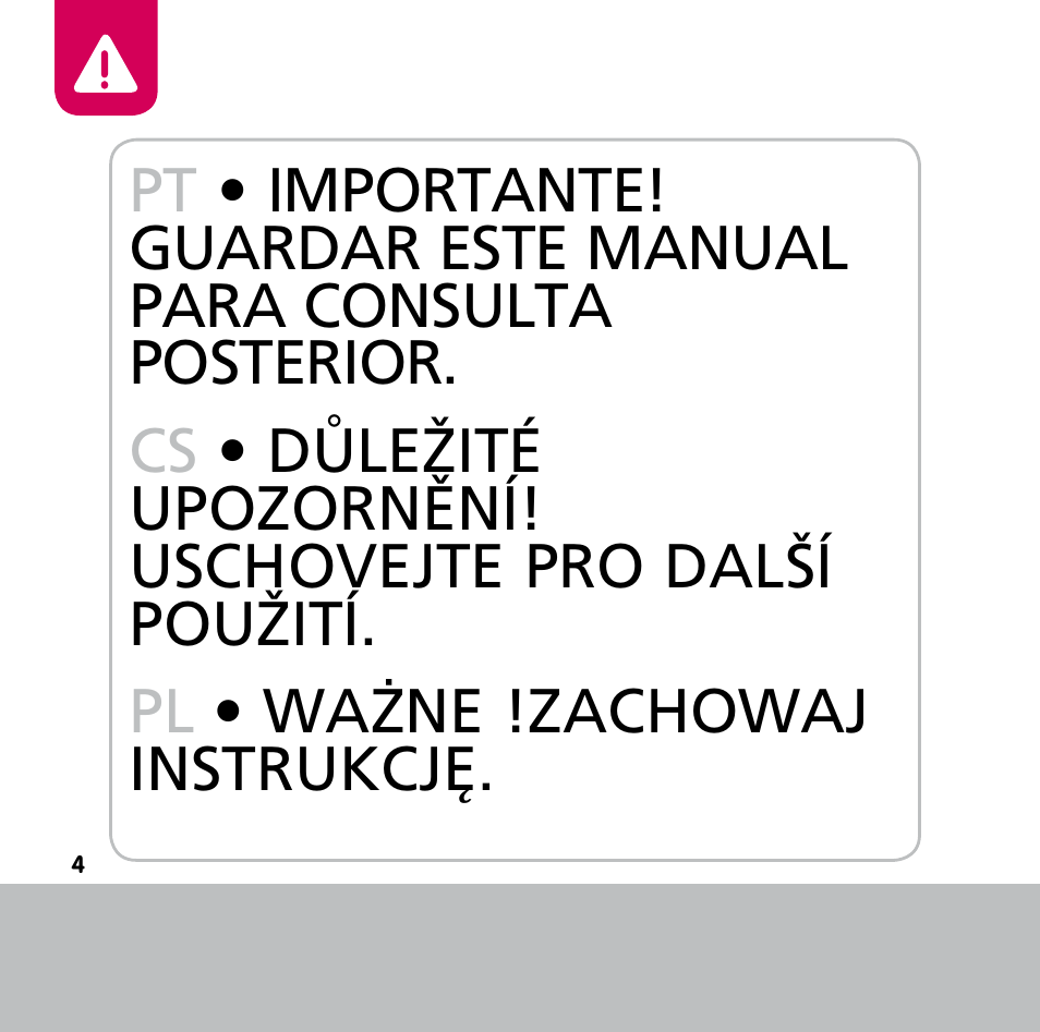 Bebe Confort Keyo bouncer User Manual | Page 4 / 72