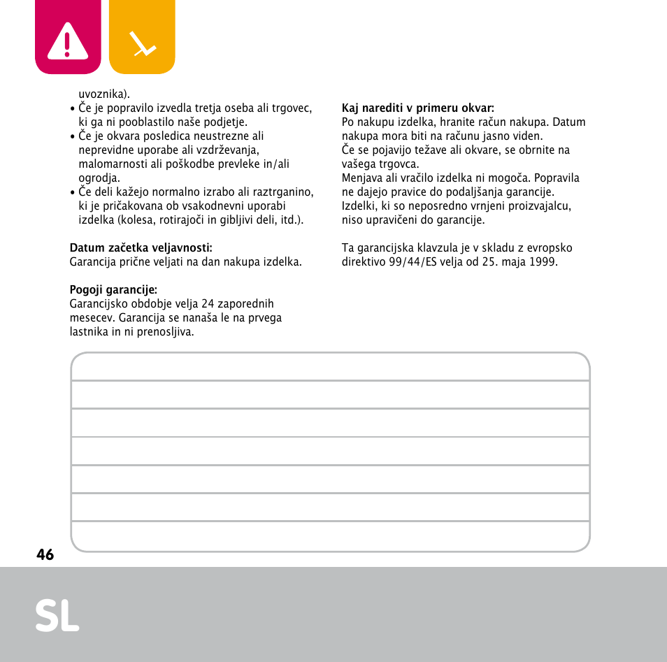 Bebe Confort Keyo bouncer User Manual | Page 46 / 72